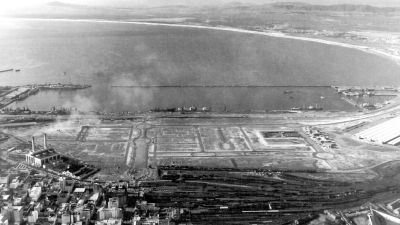 foreshore wasteland early fifties