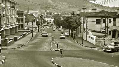 looking down orange street