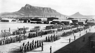 ve day parade at brooklyn airbase