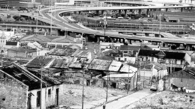 view from district six to the harbour