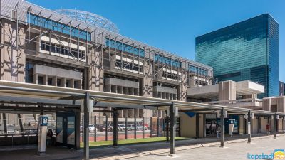 MyCity bus station at the Civic Centre in the indoor area
